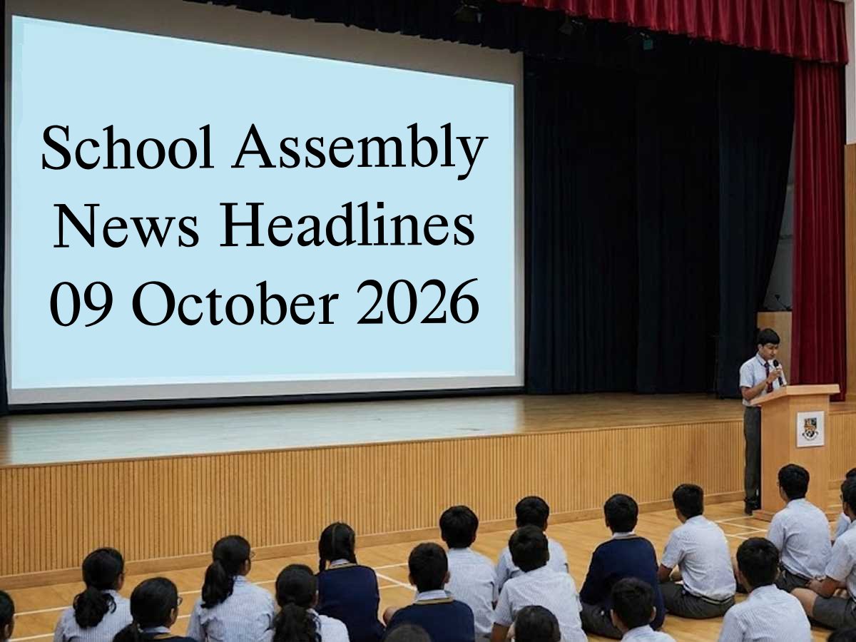 School Assembly News Headlines Today [09 October]: Top National, Business News, Sports News, Education News, Science & Tech News, Weather News & World News with Weather Updates & Thought of the Day - The Sunday Guardian