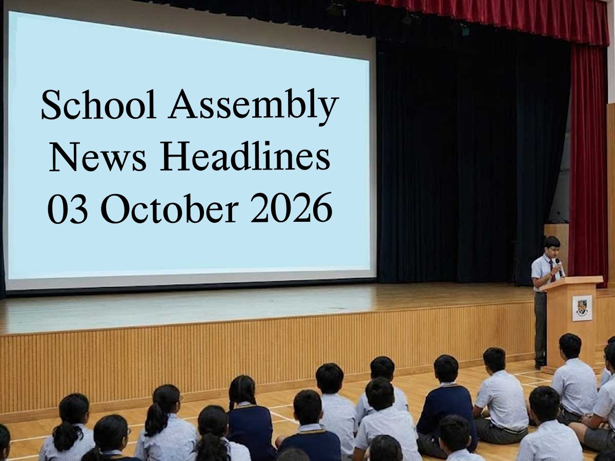 School Assembly News Headlines Today [03 October]: Top National, Business News, Sports News, Education News, Science & Tech News, Weather News & World News with Weather Updates & Thought of the Day - The Sunday Guardian