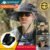 Men Women Outdoor Wide Brim Sun Hat with Solar Fan UV Protection Fishing Hiking