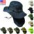 Mens Womens Summer Bucket Boonie Hat Neck Cover Flap Sun Wide Brim Outdoor Cap