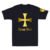 Deus Vult Knights Templar Cross Shirt Crusader Golden Print Novelty Mens T-Shirt