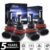 H11 9005 LED Headlight Super Bright Bulbs Kit 8000K White 330000LM High/Low Beam
