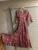 The Oula Company Printed Tiered Midi Sun Dress White Lotus Resort Beach Red Sz S