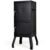 Vertical Charcoal Smoker BBQ Barbecue Grill w/ Temperature Gauge Outdoor Black