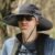 Unisex Outdoor Solar Powered Fan Wide Brim Hat with 2 Fans for Fishing Hiking