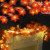 2 Pack Fall Decor Enlarged Maples Leafed Lights Total 20Ft 40LED Thanksgiving Ha