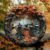 Halloween Autumn Witches Round Hanging Ornament Fall Maple Leaf Tree Home Decor