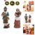 Fall Decorations for Home Pilgrim Figurines Thanksgiving Table Decor Set of 2 7.