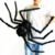 2Pack 35″ Fake Spider Halloween Decor Haunted House Prop Giant Soft Spider Party