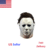 Michael Myers Mask Halloween Costume Scary Horror Murderer Cosplay-Adult Size