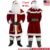 Men’s Deluxe Santa Suit 12PC. Christmas Adult Santa Claus Costume